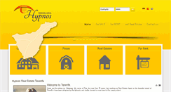 Desktop Screenshot of hypnos-inmobiliaria.com