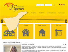 Tablet Screenshot of hypnos-inmobiliaria.com